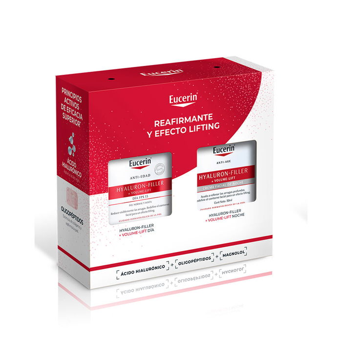 Eucerin HYALURON FILLER + VOLUME-LIFT DÍA PIEL NORMAL MIXTA ESTUCHE 2 pz