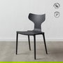 Silla Apilable Gris Oscuro Polipropileno 47 X 41 X 83,50 cm (Set de 4)