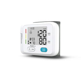 Medisana Tensiometro de muñeca ecomed - Monitor de presión arterial con pantalla LCD