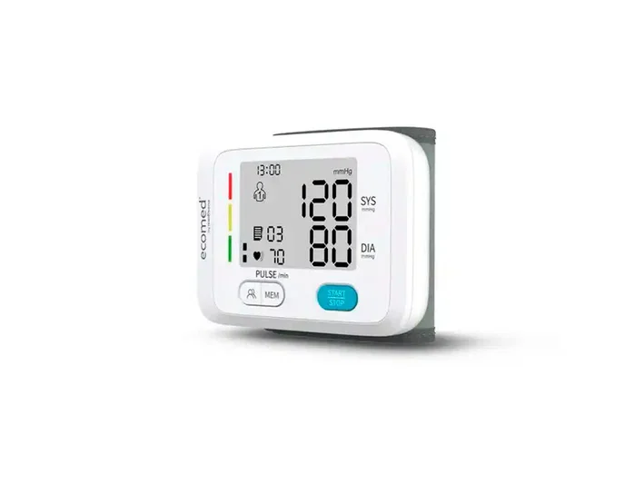 Medisana ecomed Tensiómetro de Muñeca Automático con Detector de Arritmias BW-83E