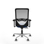 PIQUERAS Y CRESPO Silla de oficina Zulema con mecanismo Sincro/Traslack, Azul y Blanco