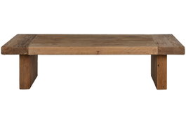 DKD Home Decor Mesa de Centro de Madera Reciclada y Pino Natural