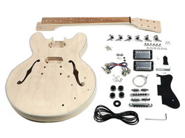 Kit Montaje Boston Guitarra Eléctrica Archtop Thinline Arce