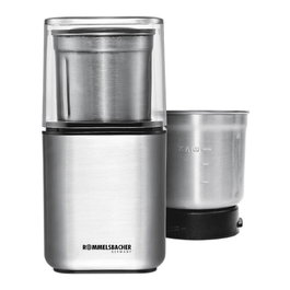 Rommelsbacher Molinillo de café y especias EGK 200 acero inoxidable plata