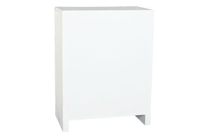 DKD Home Decor Chifonier de Madera Reciclada y Mango Blanco 80x42x106 DKD Home Decor Chifonier de Madera Reciclada y Mango Blanco 80x42x106