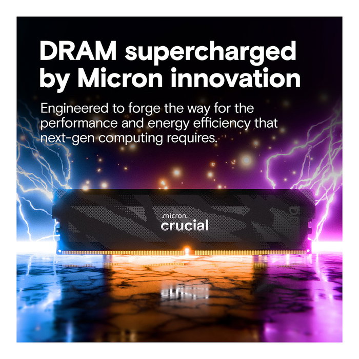Crucial Pro Kit 32GB (2x16GB) DDR5 6400MHz UDIMM CL32 Overclocking