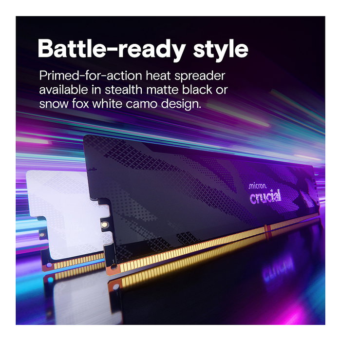 Crucial Pro Kit 32GB (2x16GB) DDR5 6400MHz UDIMM CL32 Overclocking