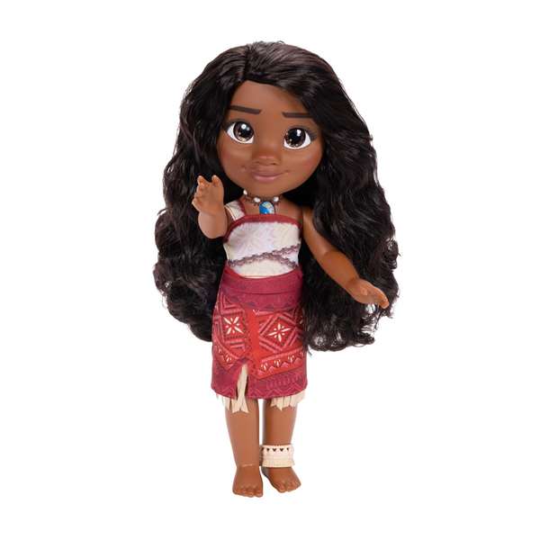 JAKKS Pacific Muñeca Disney Vaiana Articulada de 38 cm - Figura de PVC con Accesorios