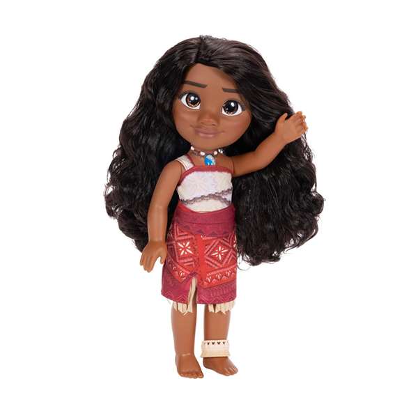JAKKS Pacific Muñeca Disney Vaiana Articulada de 38 cm - Figura de PVC con Accesorios