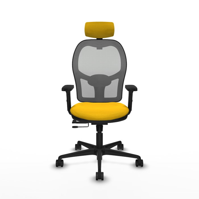 PIQUERAS Y CRESPO Silla de oficina Jorquera Sincro/Traslack Amarillo y Gris PIQUERAS Y CRESPO Silla de oficina Jorquera Sincro/Traslack Amarillo y Gris
