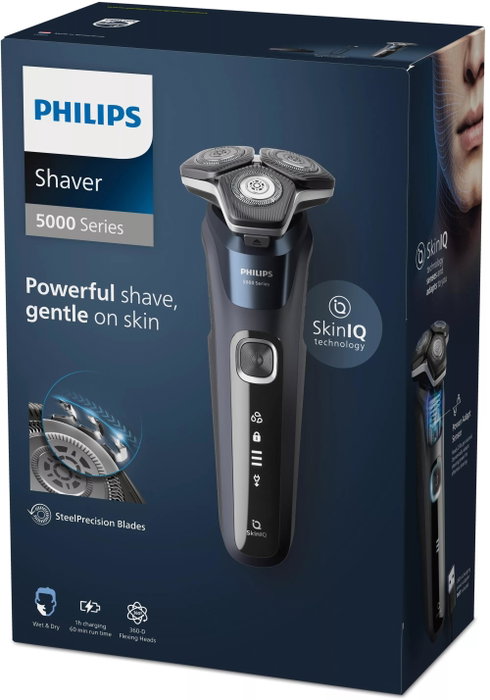 Philips Shaver Series 5000 S5885/25 Azul Medianoche y Negro