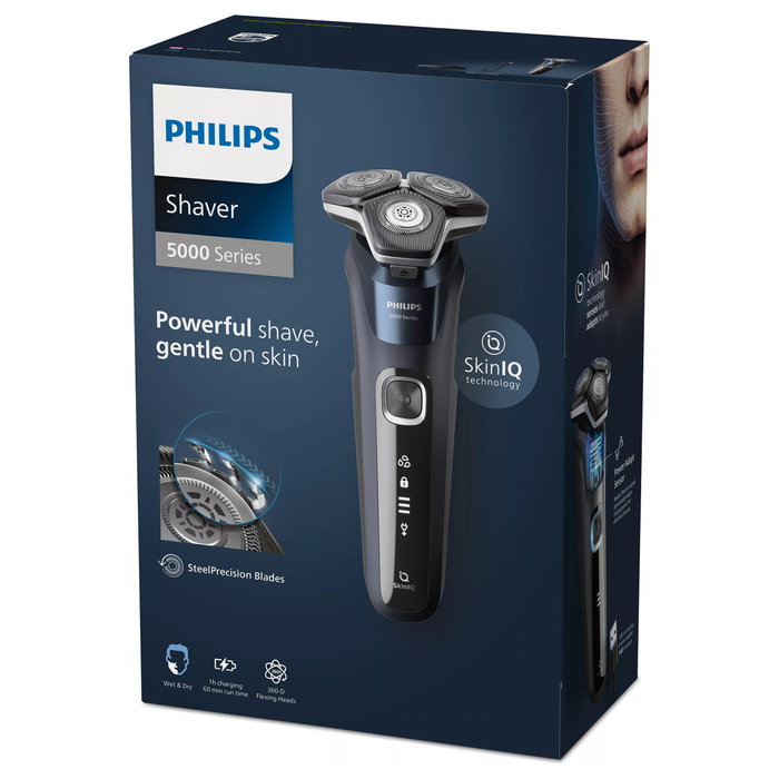 Philips Shaver Series 5000 S5885/25 Azul Medianoche y Negro