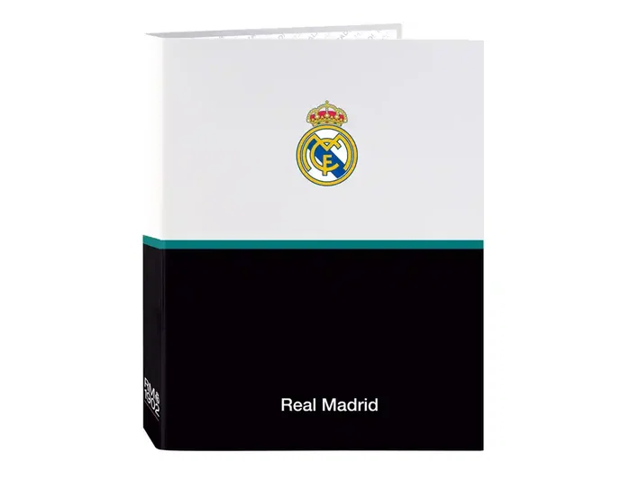 Safta Carpeta Real Madrid 1ª Equipación 26/27 de 4 Anillas Mixtas