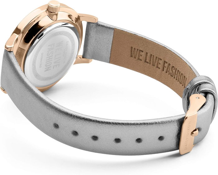 Daisy Dixon DD086ERG Reloj de Cuarzo para Mujer con Correa de Cuero Gris