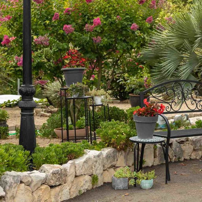 Soporte para Maceta Alexandra House Living Negro Hierro 30 x 68 x 30 cm Soporte para Maceta Alexandra House Living Negro Hierro 30 x 68 x 30 cm