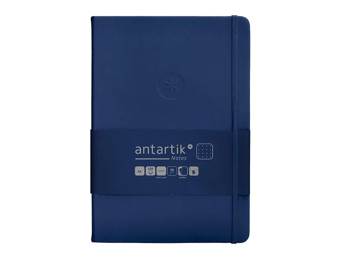 Antartik Notes Cuaderno A5 Tapa Dura Hojas Puntos Azul Marino 100 Hojas 80gr FSC Antartik Notes Cuaderno A5 Tapa Dura Hojas Puntos Azul Marino 100 Hojas 80gr FSC