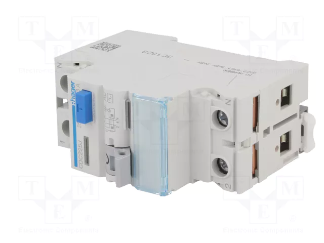 HAGER Interruptor diferencial 25A 30mA 1+N