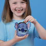 Disney Llavero Mini Mochila Stitch con Cierre Cremallera y Llavero Langosta