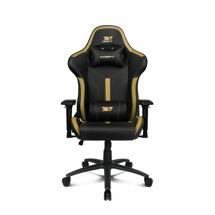 Drift DR350 Butaca para jugar Asiento acolchado Oro, Negro Drift DR350 Butaca para jugar Asiento acolchado Oro, Negro