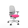 PIQUERAS Y CRESPO Silla de oficina Cilanco Rosa y Blanco