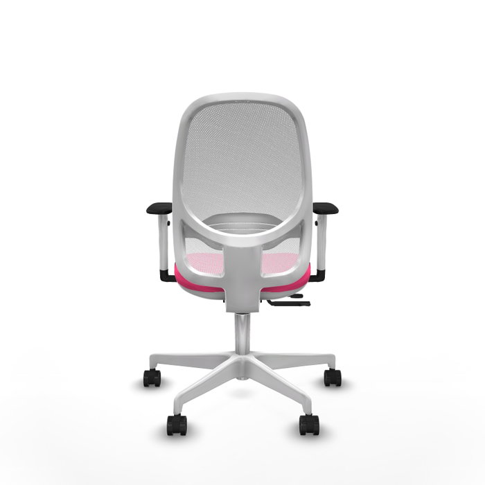 PIQUERAS Y CRESPO Silla de oficina Cilanco Rosa y Blanco