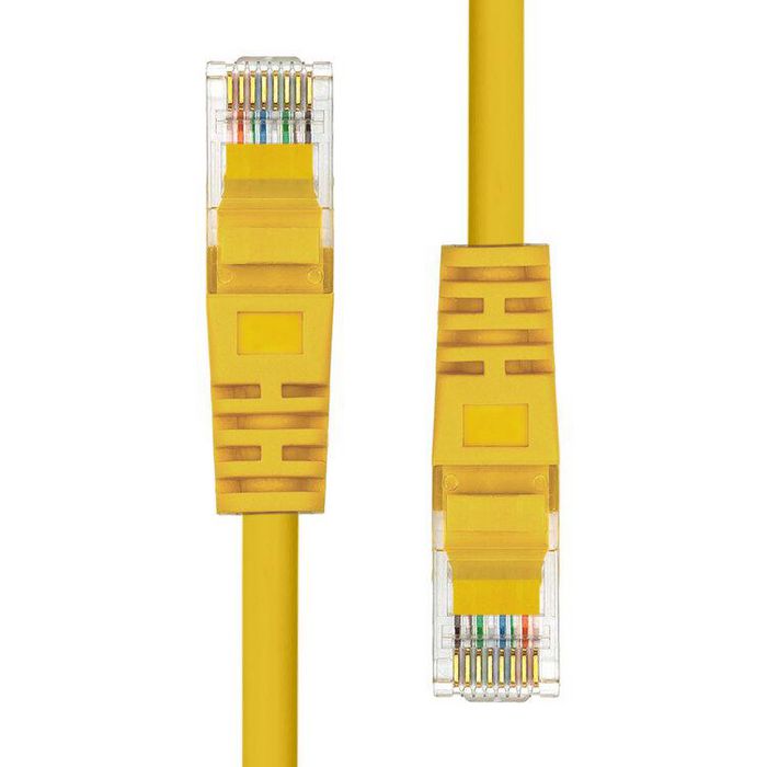 ProXtend Cable Ethernet CAT5e U/UTP CCA PVC Amarillo 3m