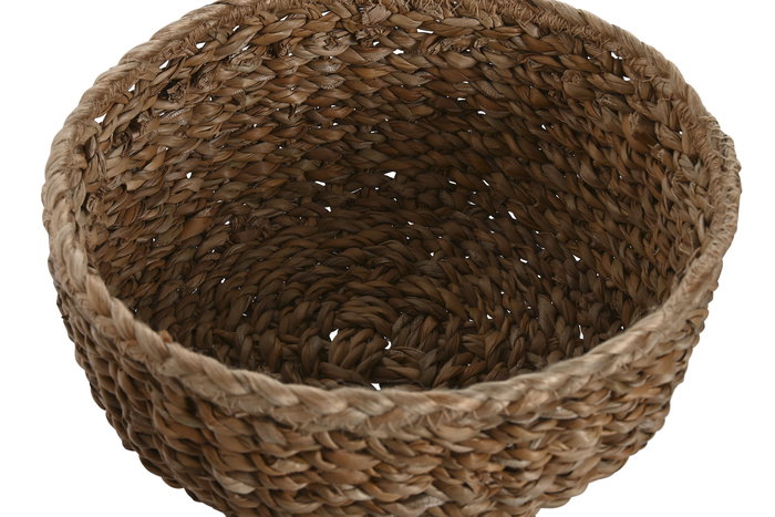 DKD Home Decor Cesta Set de 3 Natural Fibra 30 x 13 x 30 cm