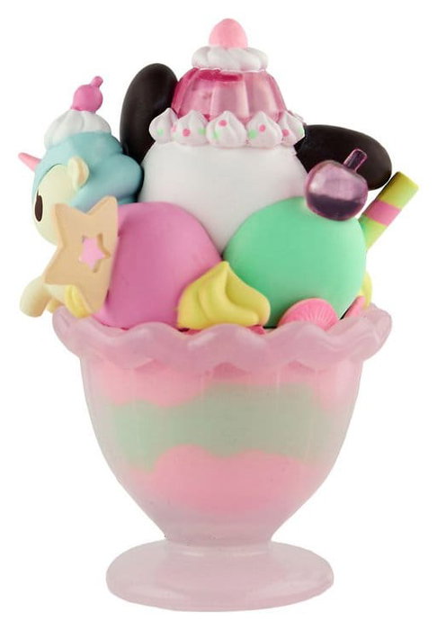 Hello Kitty & Friends Window Box Figura Fast Food Pochacco Pink Unicorn Sundae 9 cm