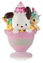 Hello Kitty & Friends Window Box Figura Fast Food Pochacco Pink Unicorn Sundae 9 cm