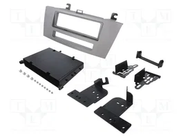 METRA Bastidor de montaje de radio 1 DIN para Toyota Solara 2004-2008, Plata