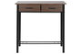 DKD Home Decor Mesa Negro Marron Metal MDF 50 x 84 x 80 cm Set de 3