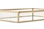 DKD Home Decor Bandeja de Decoración Cristal Metal Dorado