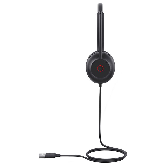 Yealink UH35 Mono UC Auriculares Alámbricos con Conexión USB para Oficina/Centro de Llamadas Negro