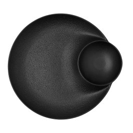 Bidasoa Plato Dipear Fosil Negro 27,5x25,7x3,6 cm