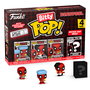 Funko Blister 4 Figuras Bitty POP Marvel Deadpool Bathtime Coleccionables Coleccionables Misteriosos