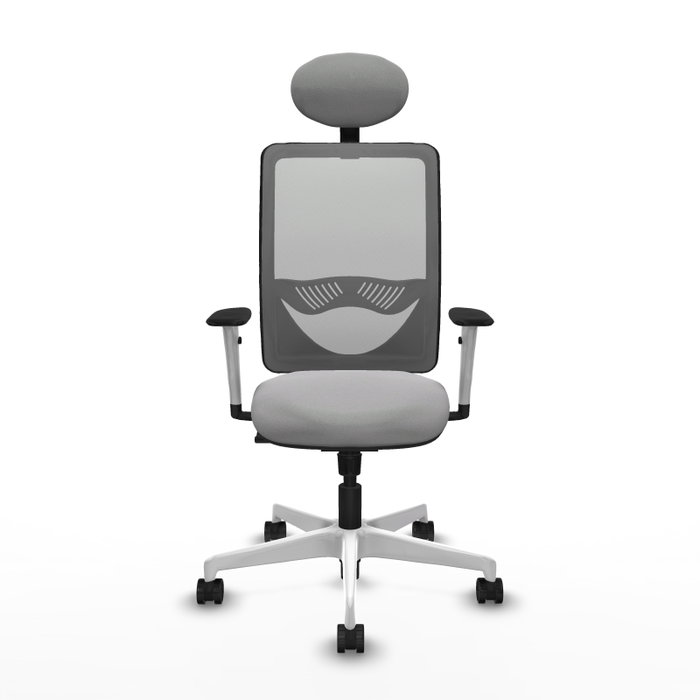 PIQUERAS Y CRESPO Silla de oficina Zulema Gris con mecanismo Sincro PIQUERAS Y CRESPO Silla de oficina Zulema Gris con mecanismo Sincro