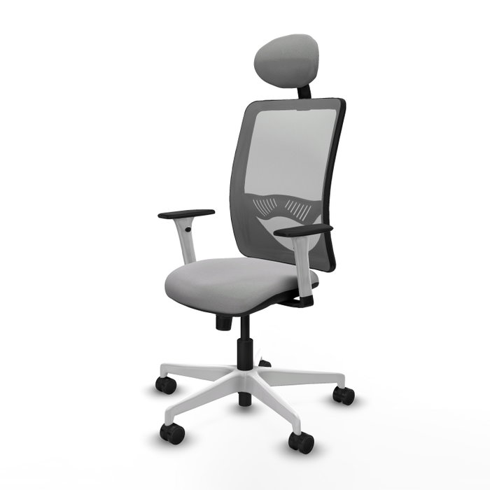 PIQUERAS Y CRESPO Silla de oficina Zulema Gris con mecanismo Sincro PIQUERAS Y CRESPO Silla de oficina Zulema Gris con mecanismo Sincro