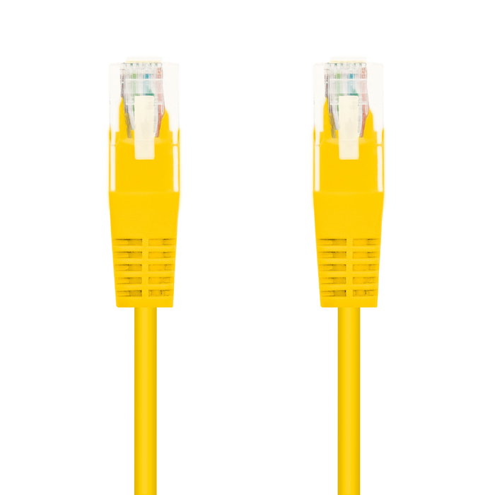 Nanocable 10.20.0400-L25-Y Latiguillo Cable Red UTP Cat.6 RJ45 Amarillo 25cm