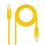 Nanocable Latiguillo de Red RJ45 CAT.6 UTP AWG24, 25 cm, Amarillo
