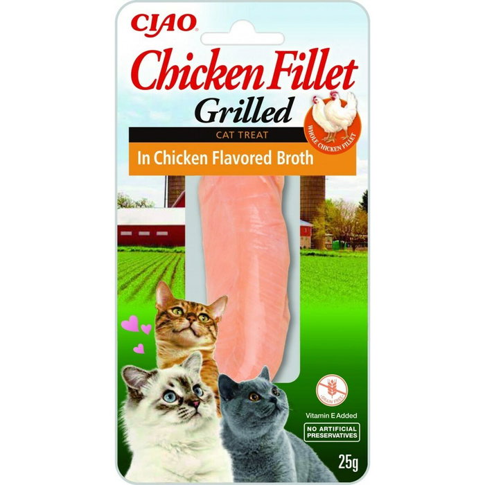 Inaba Churu Filete de Pollo en Caldo de Pollo 25g