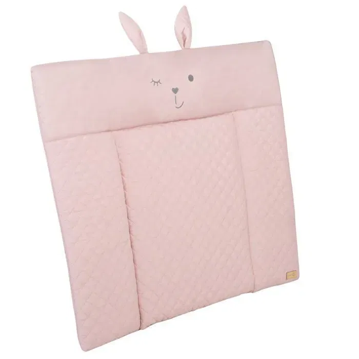 Roba ROB4005317319612 Cambiador Lily Rosa con Cara de Conejo - 85 x 75 cm - Rosa