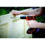 Black + Decker Destornillador inalámbrico con 2 baterías y caja de 10.8 V