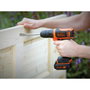 Black + Decker Destornillador inalámbrico con 2 baterías y caja de 10.8 V