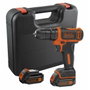 Black + Decker Destornillador inalámbrico con 2 baterías y caja de 10.8 V
