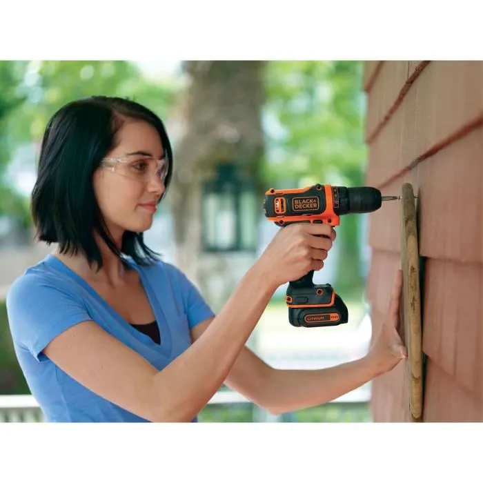 BLACK & DECKER Destornillador Inalámbrico 10.8 V con 2 Baterías y Caja