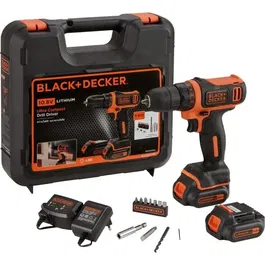 BLACK & DECKER Destornillador Inalámbrico 10.8 V con 2 Baterías y Caja