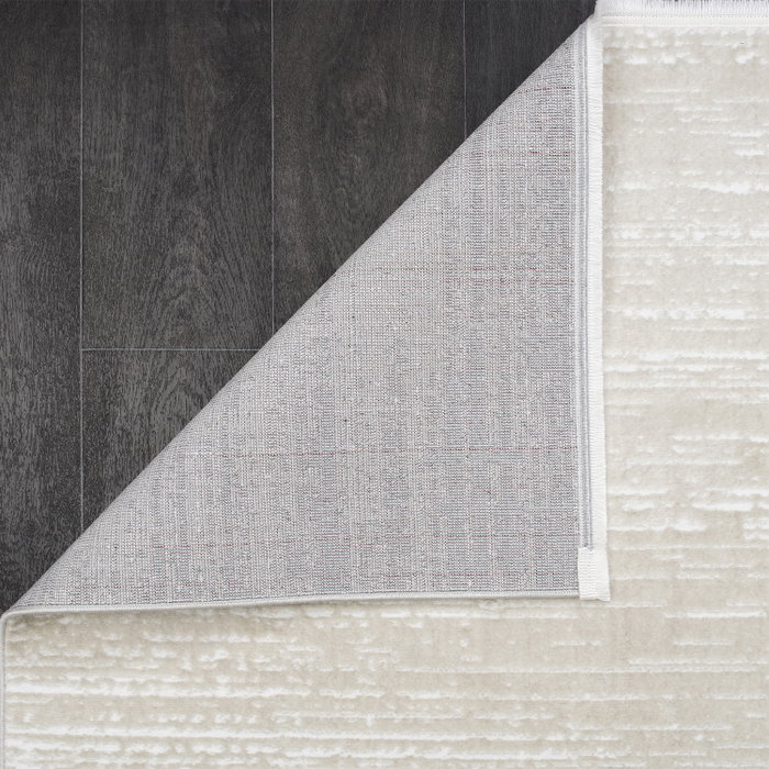 Conceptum Jasmine 1452 Alfombra de Vestíbulo 1450 gr/m² 6 mm Poliéster Blanco y Beige 100 x 300 cm Conceptum Jasmine 1452 Alfombra de Vestíbulo 1450 gr/m² 6 mm Poliéster Blanco y Beige 100 x 300 cm