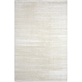 Conceptum Jasmine 1452 Alfombra de Vestíbulo 1450 gr/m² 6 mm Poliéster Blanco y Beige 100 x 300 cm