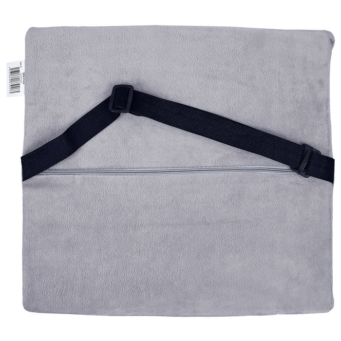 Sensly Cojín Respaldo con Memoria para Soporte Lumbar Ergonómico Cómodo Coche Viaje Hogar 33x32x10 cm