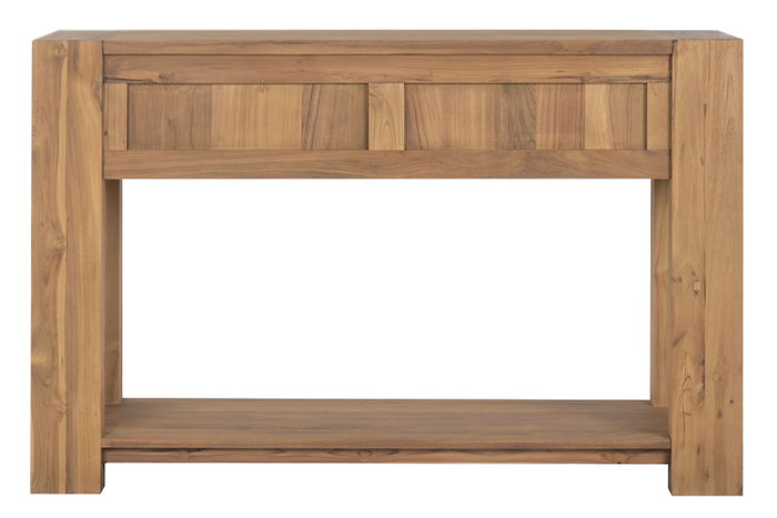 DKD Home Decor Consola Marron Teca Reciclada 120 x 40 x 78 cm
